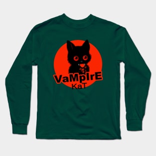 Vampire Kat. Long Sleeve T-Shirt